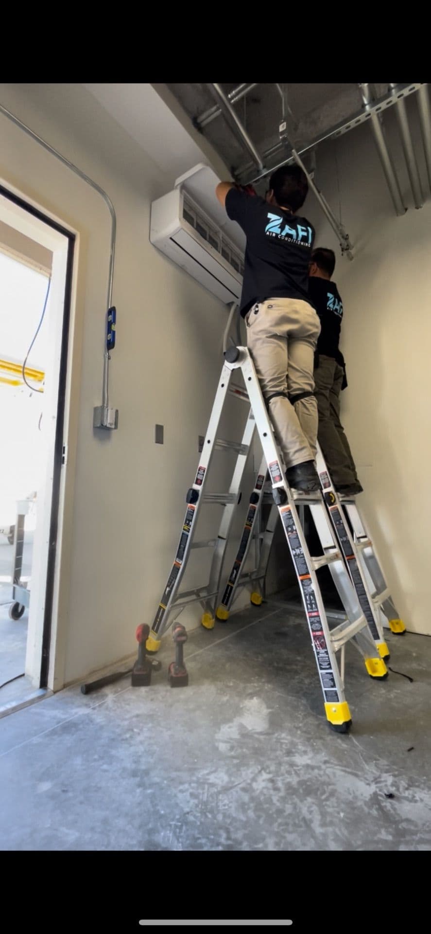 Gallery photos for Efficient Fujitsu Mini-Split Installation at Ontario Airport: Image #3
