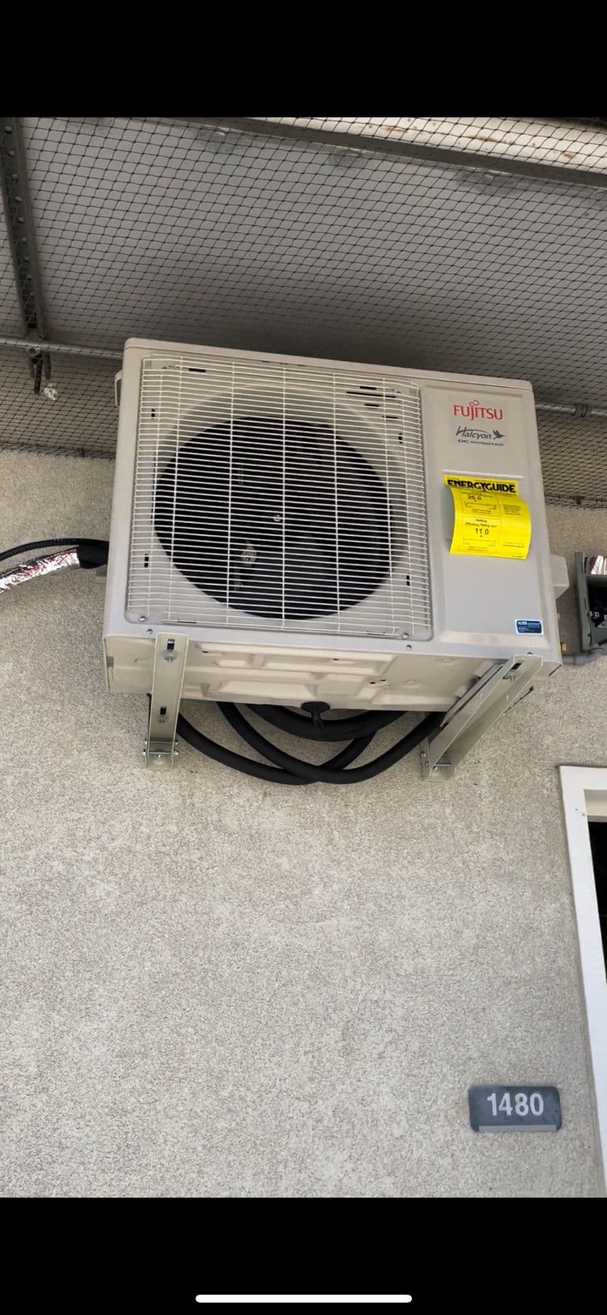 Gallery photos for Efficient Fujitsu Mini-Split Installation at Ontario Airport: Image #1